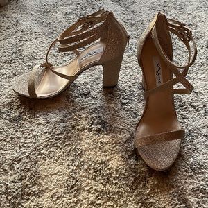Gold Nina New York heels